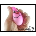 thumbnail image 6 of Set of 4 - Easter Themed Doh Filled Stress Ball - Chick, Bunny, Eggs - Squishy Gooey Squish Sensory Squeeze Balls - Easter Basket Fidget, 6 of 8