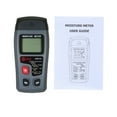 thumbnail image 2 of Homgeek Wood Moisture Test Moisture Meter 4 Modes Portable Hygrometer Pin Type Timber Humidity Instrument Handheld Water Leak Detector LCD Display, 2 of 7