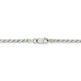 thumbnail image 3 of Primal Silver Sterling Silver 2.50mm Flat Rope Chain Bracelet, 3 of 6