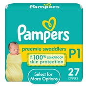 GT PAMPER Pampers Swaddlers Diapers Size Preemie, 27 Count