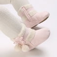 thumbnail image 3 of Fozruso Winter Girls Boots Warm Lined Soft Sole Non Toddler Shoes For Baby Children Outdoor Play,Sizes 6(12-15 Months), 3 of 5