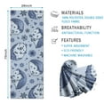 thumbnail image 2 of Blue Cute Hedgehog Hot Yoga Mat Towel Non Slip for Hot Yoga - Quick-Drying Yoga Mat Cover with 4 Corner Pockets with Travel Bag - Hot Yoga Towel Non Slip Grip Moisture Wicking Sweat 70"x26", 2 of 6