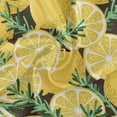 thumbnail image 2 of Coolnut 60" Lemon Outdoor Tablecloth with Umbrella Hole and Zipper, Waterproof Round Tablecloth for Party,Patio,Picnic,Holiday Dinner,Summer, 2 of 7