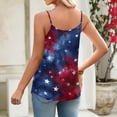 thumbnail image 5 of Tank Tops for Women American Flag Star Patriotic Tanks US 250th Anniversary Sleeveless Shirts Dark Blue L, 5 of 5