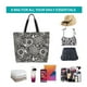 thumbnail image 5 of Balery Bicycles Parts Bolsa Tote Estilo Estético con Cremalleras, Bolsa de Hombro, Bolsa de Compras Grande y Plegable, 5 of 7