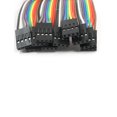 thumbnail image 2 of 10 piezas de conector de cable jumper F/F sin soldadura de 2.54 mm de paso 4Pin-4Pin de 30 cm, 2 of 2