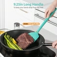thumbnail image 6 of 600°F Heat Resistant Silicone Turner: U-Taste 13.6in Solid Kitchen Spatula Flipper, BPA Free Flexible & Thin Rubber Seamless Cooking Utensil for Flipping Egg, Pancake in Nonstick Cookware (Aqua Sky), 6 of 9