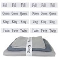 thumbnail image 7 of 6Pcs Bed Sheet Organizer Band Twin Full King Queen Letter Elastic Bedding Sheet Storage Keeper Label Strap Home Supplies, 7 of 7
