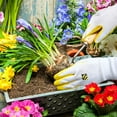 thumbnail image 2 of 6 Pairs Garden Gloves Women, Nitrile Coated Gardening Gloves for Yard, Cleaning (Medium), 2 of 8