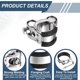 thumbnail image 4 of Uxcell 4 piezas de abrazaderas T-Bolt, 17-19 mm (0.67"-0.75"), abrazaderas ajustables de acero inoxidable para tubos de radiador de entrada de combustible., 4 of 6