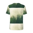 thumbnail image 2 of Daiia Fog Forest Mens Baseball Jersey Button Down Shirts Short Sleeve Sports Uniforms-X-Large, 2 of 9