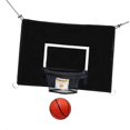 thumbnail image 1 of Basketball Hoop Attachment for Trampolines Universal Baseboard with Ball Adjustable Ropes for All Ages Practice Kids Backyard Outdoor Sports, 1 of 5