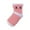 Pink, variant on Squeaky Plush Socks Dog Chew Toy, Cute Interactive Dog Toy for Small Medium Dogs, Puppy Teething Toy for Light Chewers(Yellow)
