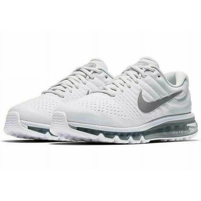 Men s Nike Air Max 2017 Pure Platinum Wolf Grey White 849559 009 14 Walmart