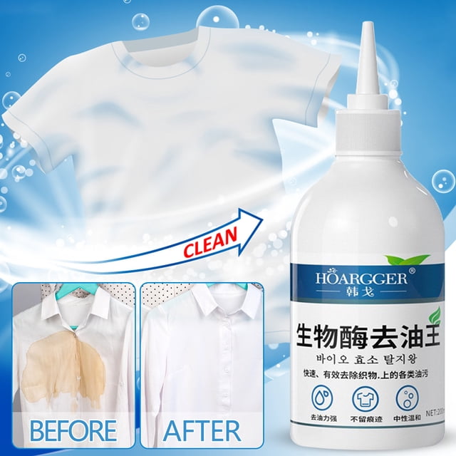 Fiudx Liquidación de ofertas flash Detergente en aerosol para limpieza sin enjuague para ropa de 200 ml, detergente desengrasante para ropa