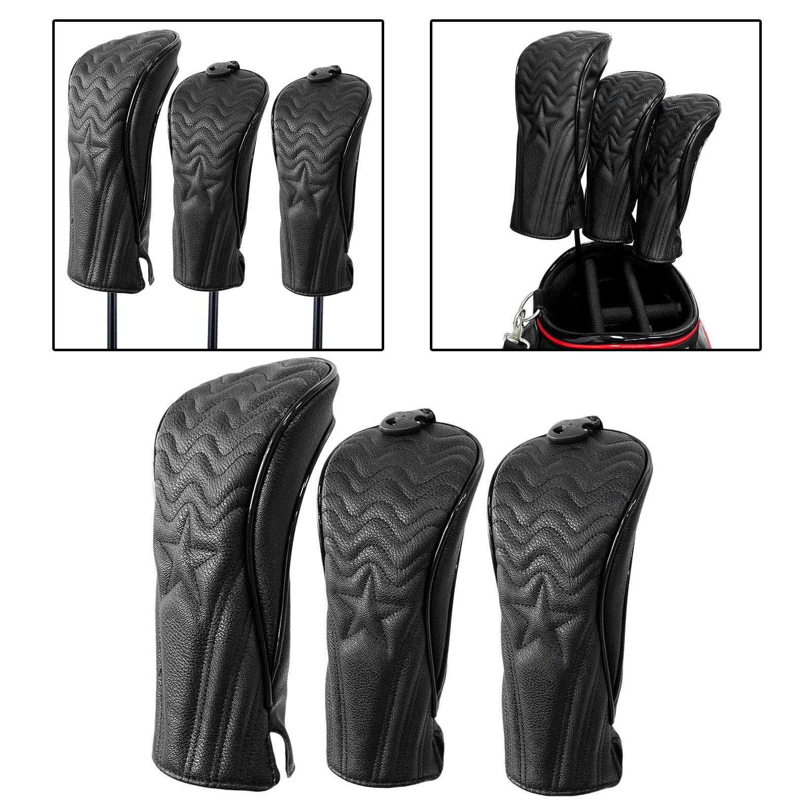 Axioma Golf Wood Headcover Drivers Covers Club Cover Equipment 3 Pieces Suit