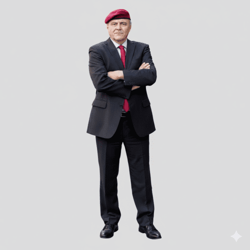 H38295 Curtis Sliwa Red Beret Guardian Angel Mayor Nominee Cardboard Cutout Standee Standup