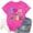 Hot Pink, variant on JIRNDf Womens Tops Trendy Summer T Shirts 90S I The 90 Girls Themed Outfit Party Cute Graphic Tees For Women Shirts Black L