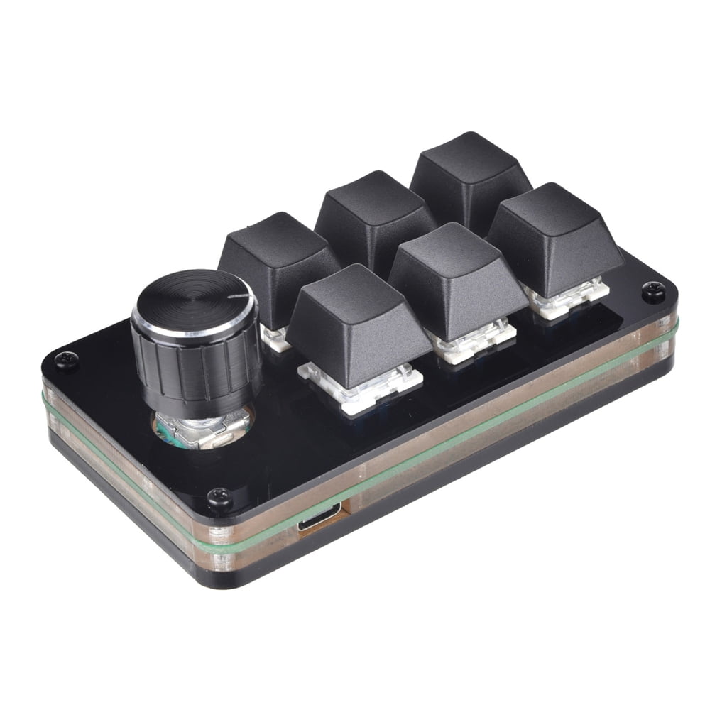 6 Programmable Keyboard Mechanical Gaming Keyboard 1 Knob KeyPad Hot Swap Gaming Keyboard