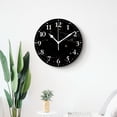 thumbnail image 4 of 16 Inch Wall Clock Battery Operated Silent Clock Decorative for Office, Kitchen, Outdoor, Living Room，Funny Star Exquisite, 4 of 4