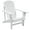 White, variant on Spaco Oversized Adirondack Chair, Outdoor Porch Seating, Classic Log Lounge with Built-in Cupholder for Outdoor as Backyard, Lawn, Garden, White