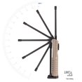 thumbnail image 5 of Luz de trabajo LED inalámbrica portátil para exteriores, amplio alcance y largo alcance con puerto USB, linterna Hipoke lm compatible con batería de litio MaKita 14.4V-20V BL1860 BL1850 BL1840 [Clase, 5 of 5