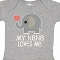 thumbnail image 4 of Inktastic Nana Loves Me for Grandkids Boys or Girls Baby Bodysuit, 4 of 5