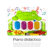 thumbnail image 4 of Gimnasio Para Bebés Piano Musical Tapete De Juegos Pataditas, 4 of 4