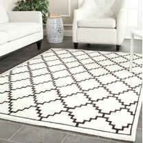 SAFAVIEH Mosaic Frosina Geometric Area Rug, Beige/Charcoal, 4' x 6'