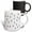 Multicolor, variant on 3drose, Black Spiders on a White Background, 11oz Magic Transforming Mug