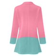 thumbnail image 4 of njshnmn Blazers for Women Business Casual Women's 2023 Fall Casual Blazers Lapel Open Front Work Suit Office Blazer Jackets, Rose Gold, XL, 4 of 5
