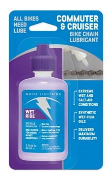 white lightning wet ride synthetic lubricant