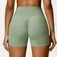thumbnail image 2 of Pantalones cortos de Yoga, mallas deportivas para mujer, mallas, ropa de mujer, entrenamiento de cintura alta, mallas con fruncido en la parte de atrás, Fitness y gimnasio, 2 of 5