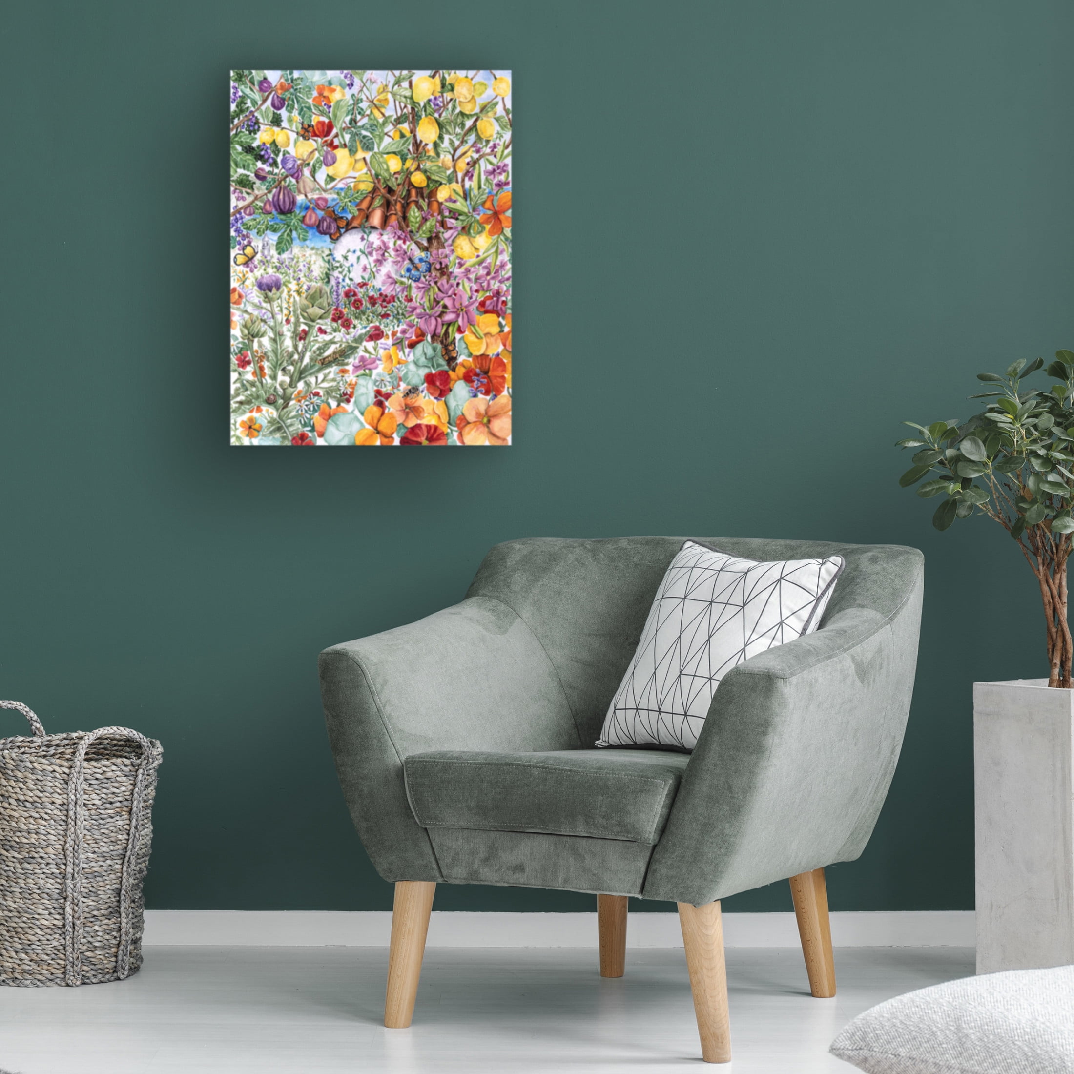 Canvas Wall Art - Charlsie Kelly 'Strolling in Greece' Wall Art for Living Room, Bedroom, or Office Décor by Trademark Fine Art - 24 x 32 Inches