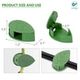 thumbnail image 3 of Deago 50 Pcs Plant Climbing Wall Fixture Clips Self-Adhesive Hook Vines Traction Leaf Shaped Invisible Holder for Home Decoration and Wire Fixing Cable Organizer, 3 of 8