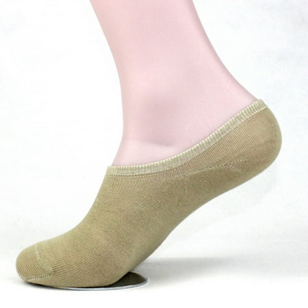 

Pxiakgy socks for women 1Pair Uni Pure Color Comfortable Stockings NonSlip Stripe Short Stockings Khaki + One size