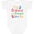 thumbnail image 3 of Inktastic Gramma and Grampa Love Me Boys or Girls Baby Bodysuit, 3 of 5