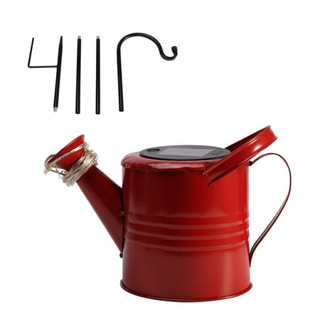 

Balcony Easy Install Outdoor Garden With Stake Solar Powered Watering Can Light