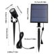 thumbnail image 2 of Foco para exteriores con panel solar, lámpara de paisaje impermeable automática, accesorios de iluminación para jardín y patio, luz blanca, 6000K Jumpingount HA5788-01B, 2 of 6