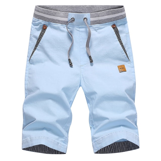 WILLBEST Pantalones Cortos Holgados de Verano para Hombre, Informales, de Moda y Holgados