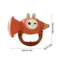 thumbnail image 3 of QIPOPIQ Trumpet Rattle Red, 3 of 6
