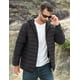 thumbnail image 2 of Chaqueta de invierno MAGCOMSEN Sudadera ligera con capucha y cremallera acolchada para hombre, 2 of 6