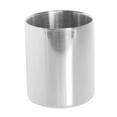 thumbnail image 4 of GOOHOCHY 1Pcs 304 Stainless Steel Cup Nordic Style Candlesticks Holder for Office Use Silver 400ml, 4 of 8