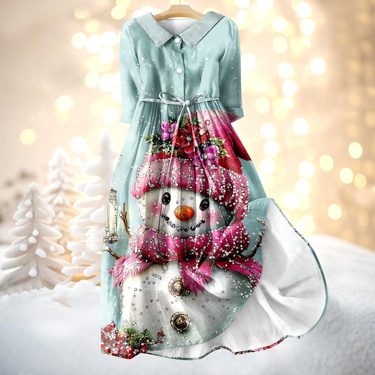 light blue christmas dress Pearl Mini Dress - Light Blue main image 1