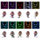 thumbnail image 2 of Máscara LED de Halloween Máscaras de festival de cosplay Luz de noche oscura Máscara de luz de línea EL Fiesta de vacaciones, 2 of 6