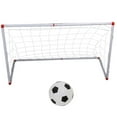 thumbnail image 3 of Mini juego de red con poste de portería de fútbol para niños, para interiores y exteriores, con bomba de pelota, juguete deportivo para niños, 3 of 9