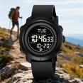 thumbnail image 3 of Digital Alarm Clock Large Display Men'S Outdoor Sports Watch with Luminous Dial, Waterproof for Swimming Running Hiking, Digital Watch Waterproof Multi-Function for Camping, 3 of 5