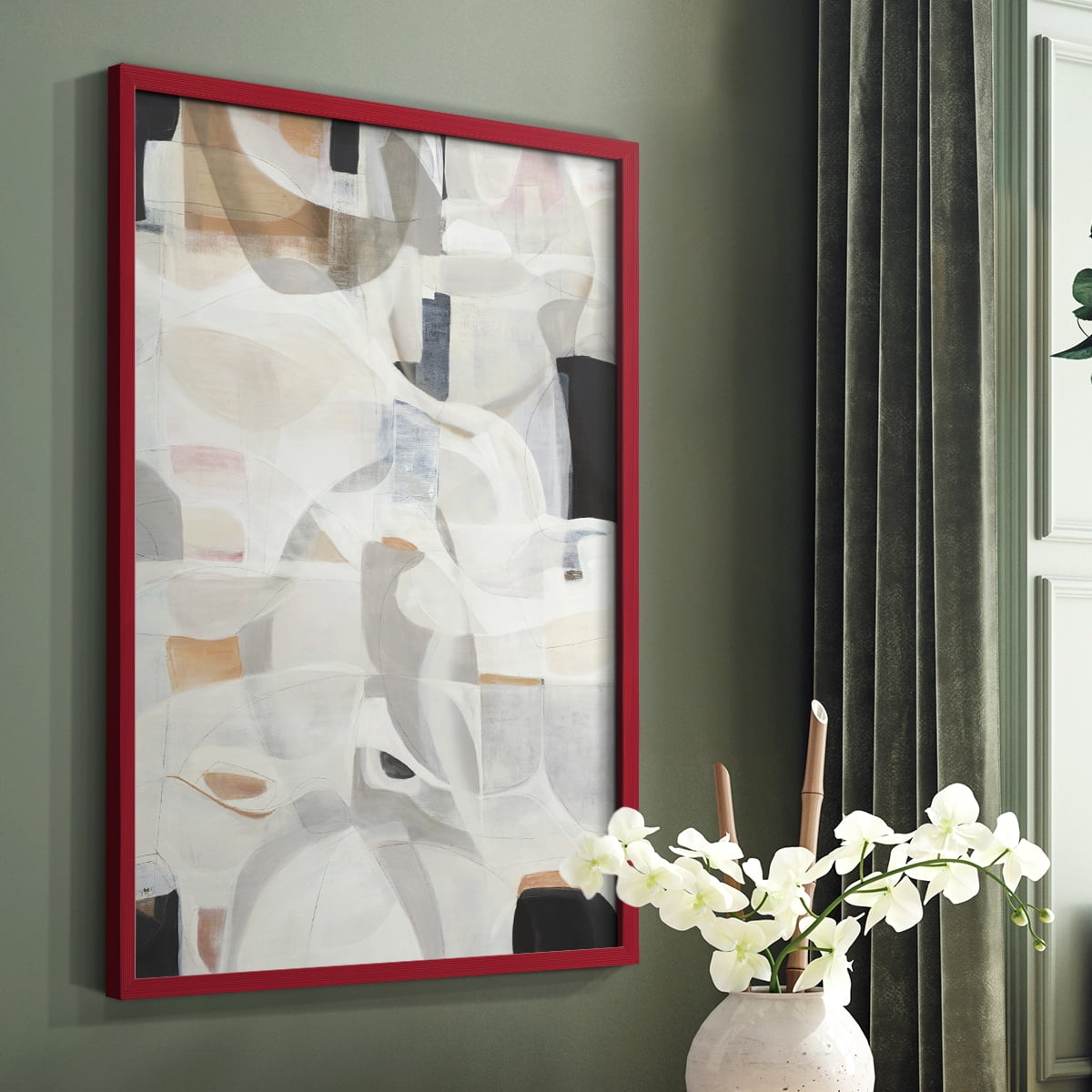 Windswept Framed Print - Solid Wood in Single Picture Frame Solid Wood 2 Framed Print