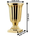 thumbnail image 2 of Grupo Mirandinha - Elegant Fake Gold Plastic Flower Vase - Perfect for Parties & Home Decor, 2 of 6