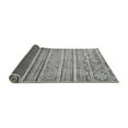 thumbnail image 2 of Ahgly Company Indoor Round Abstract Gray Modern Area Rugs, 6' Round, 2 of 4